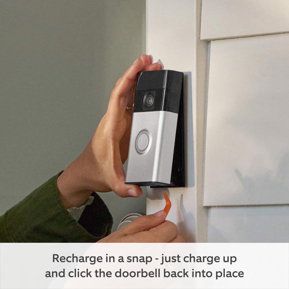 Ring Battery Video Doorbell - Wireless, HD, Head-to-Toe View, Easy Install